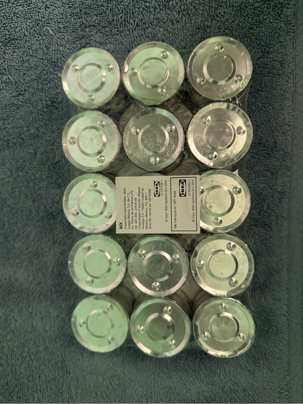 IKEA ADLAD Tealight Candle Pack — White - Picture 2 of 3